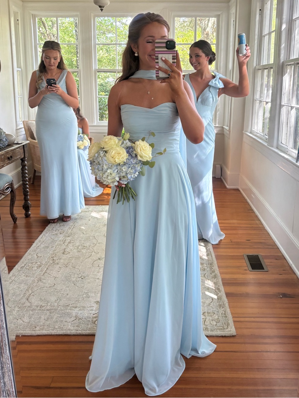 Azazie Azazie Ayla dress in sky blue size 2